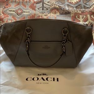 Coach beautiful leather and suede purse